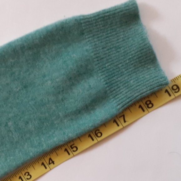 Nanette Lepore 2-ply cashmere sweater. Heathered Green size L - Picture 7 of 7
